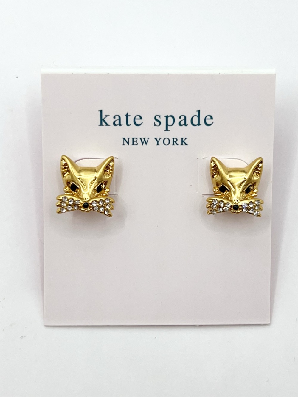 KS159-Kate Spade fox earrings